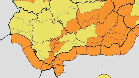 AEMET decreta la alerta naranja desde las 6.00 de la madrugada.