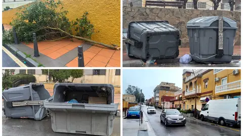 Efectos del temporal en Ceuta