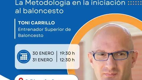 Toni Carrillo, referente nacional en el 'Minibasket', invitado de lujo de la Federaci&oacute;n de Baloncesto de Ceuta