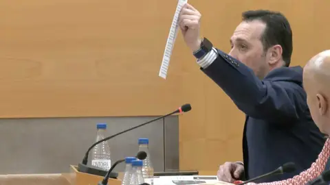  Juan Sergio Redondo durante su intervenci&oacute;n plenaria 