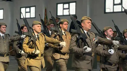 Para militar en honor a San Juan Bosco,  patr&oacute;n de Cuerpo de Especialistas del Ejercito de Tierra. Foto; Alma Palomino