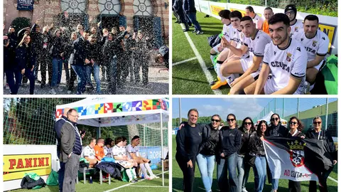 Equipo de la AD Ceuta FC de la Liga Genuine en C&aacute;diz. Foto. Fundaci&oacute;n AD Ceuta FC