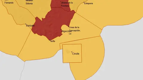 Ceuta, en alerta naranja por viento y fen&oacute;menos costeros / AEMET