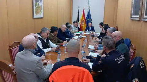 El Gobierno local eval&uacute;a las incidencias ocasionadas tras el temporal / Cedida