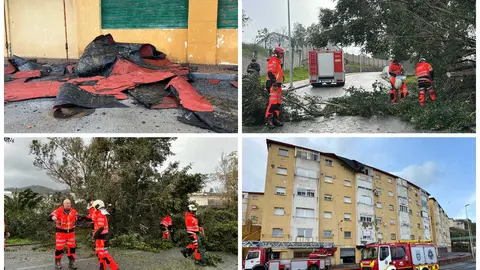 Efectos del temporal este jueves en la Ciudad Aut&oacute;noma de Ceuta