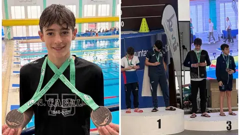 Jaime L&oacute;pez Gal&aacute;n consigue dos medallas en el Campeonato de Andaluc&iacute;a de Nataci&oacute;n