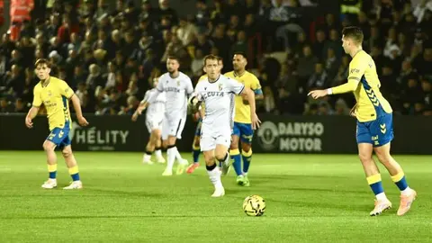 Encuentro entre la AD Ceuta FC y la UD Las Palmas. Foto: La Liga
