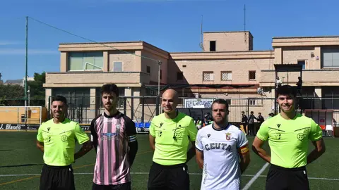 Partido entre el filial de la AD Ceuta FC y el Bollullos. Foto: Rub&eacute;n B&aacute;ez.