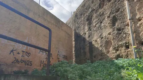 Deterioro de las Murallas Marin&iacute;es tras las &uacute;ltimas borrascas, as&iacute; como de los da&ntilde;os sobre el colegio Valle Incl&aacute;n / AA.VV Villajovita