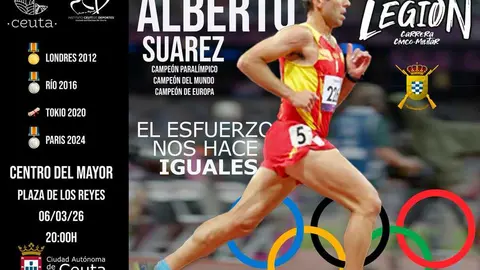 Alberto Su&aacute;rez participar&aacute; en la Cuna de la Legi&oacute;n y ofrecer&aacute; una conferencia en Ceuta bajo el lema 'El esfuerzo nos hace iguales'