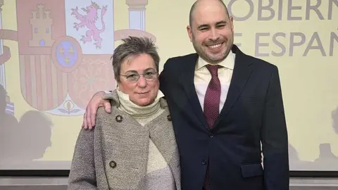 To&ntilde;i Palomo junto a Miguel &Aacute;ngel P&eacute;rez Triano. Foto: Laura Ortiz