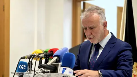 El ministro de Pol&iacute;tica Territorial durante su comparecencia ante los medios de este mi&eacute;rcoles / Laura Ortiz