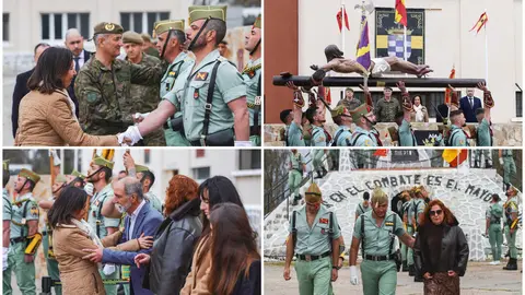 La ministra de Defensa rinde homenaje al capit&aacute;n enfermero fallecido en Adamuz. Foto_ Ministerio de Defensa