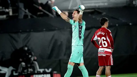 Pedro L&oacute;pez celebra la victoria ante el Granada CF. Foto: Zaki
