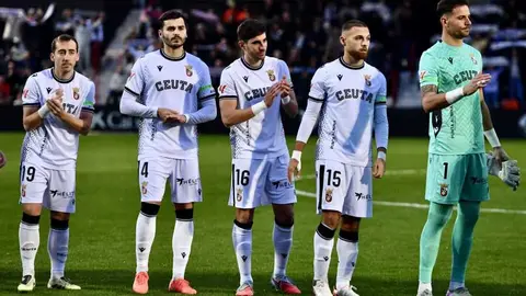 Capa, en el once inicial de la AD Ceuta FC ante el C&oacute;rdoba CF. Foto: La Liga
