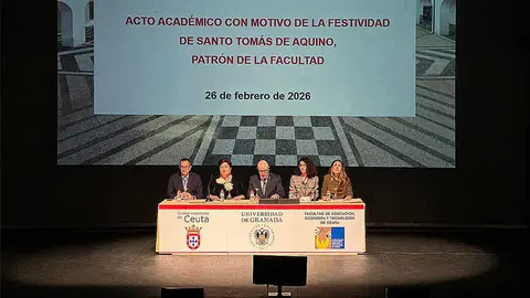 Celebraci&oacute;n de Santo Tom&aacute;s de Aquino en el Auditorio del Revell&iacute;n / Mohamed Ettouileb