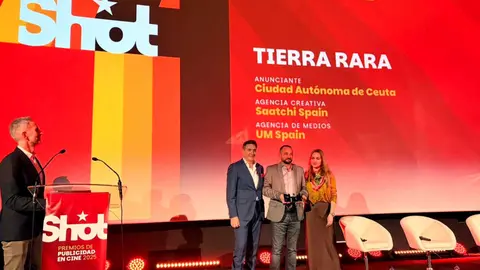 Ceuta recoge el premio bronde en los Shot de publicidad en el cine