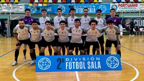 Formaci&oacute;n de la UA Ceut&iacute; ante el Zamb&uacute; Pinatar esta temporada