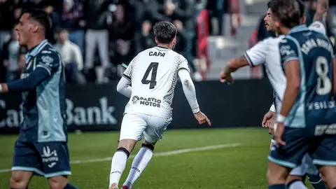 Capa celebra el tanto ante el C&oacute;rdoba.