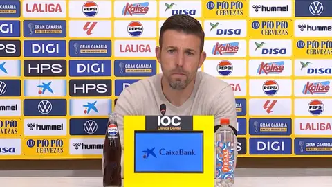 Luis Garc&iacute;a, t&eacute;cnico de la UD Las Palmas.
