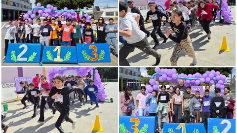 El Colegio Rey Juan Carlos I conmemora el 8M con actividades educativas y una carrera por la igualdad