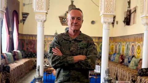 Luis Gonzaga, coronel de Regulares 54 de Ceuta. Foto_ Alma Palomino