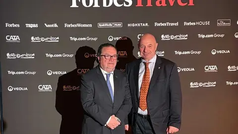 Nicola Cecchi en la entrega de premios de Forbes.