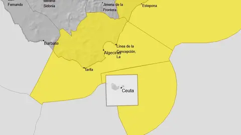 Ceuta, en alerta amarilla este viernes / AEMET