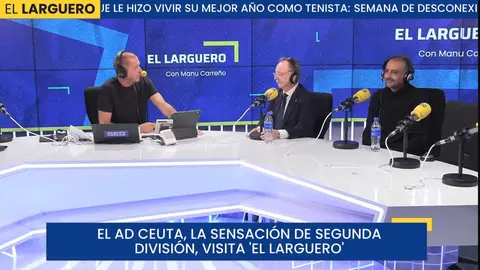 La AD Ceuta FC, protagonista en el Larguero de la Cadena Ser