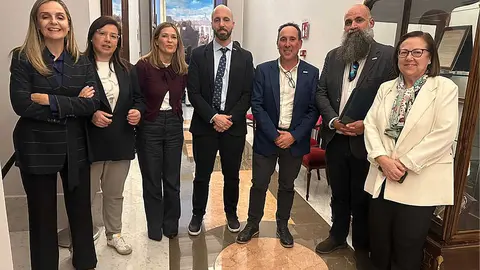 Representantes de AUGC con Diputados Partido Popular