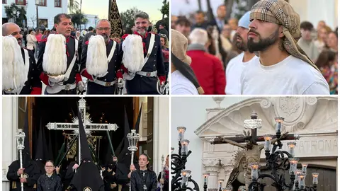 El Cristo de la Vera Cruz y Nuestra Se&ntilde;ora del Desamparo recorren las calles de Ceuta