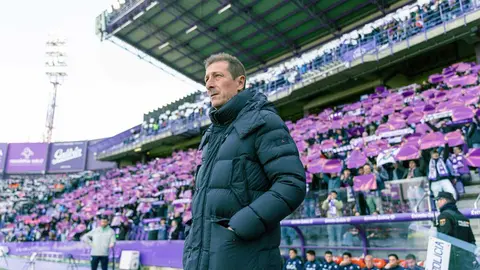 Luis Miguel Ramos en el Jos&eacute; Zorrilla. Foto: Burgos CF