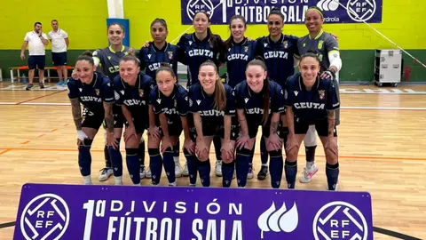 Encuentro entre el Chiloeches y la AD Ceuta FC femenina de f&uacute;tbol sala