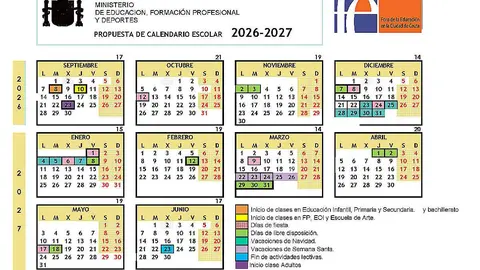 CALENDARIO ESCOLAR 2026 2027