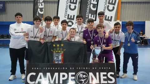 Entrega de trofeos de la Liga cadete de f&uacute;tbol sala.