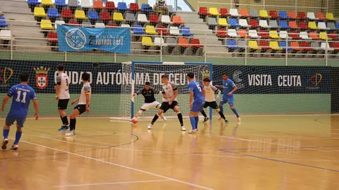 Partido entre la UA Ceut&iacute; y Avanza Ja&eacute;n Para&iacute;so Interior.