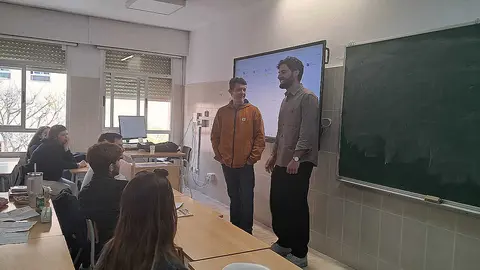 Miguel &Aacute;ngel Vega, en la Semana Cultural de la Escuela de Arte / C&eacute;sar Mart&iacute;n