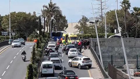 Accidente en la Avenida Compa&ntilde;&iacute;a del Mar / Rub&eacute;n B&aacute;ez