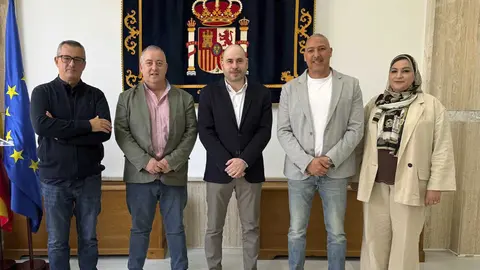 Visita del responsable federal de construcci&oacute;n y miner&iacute;a, Sergio Estela
