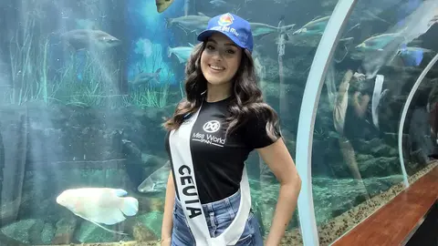 Alejandra Ortega en el Certamen Miss World Spain en Gran Canaria