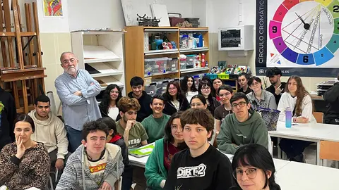 Antonio San Mart&iacute;n pone el broche de oro a la Semana Cultural de la Escuela de Arte