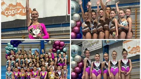 El Club R&iacute;tmica Ceuta triunfa con diez medallas en el Torneo 'Al sur' de Manilva 