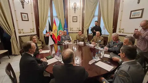 Recepci&oacute;n al director del Instituto de Historia y Cultura Militar, Marcos Llago / C&eacute;sar Mart&iacute;n