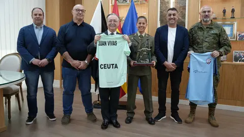 Vivas recibe a Mar&iacute;a Romero: "la mejor deportista femenina de Ceuta"