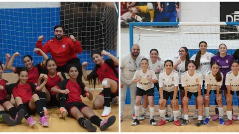 Ram&oacute;n y Cajal F&eacute;minas y Atl&eacute;tico Ceut&iacute;, campeones de las ligas alev&iacute;n e infantil femenina