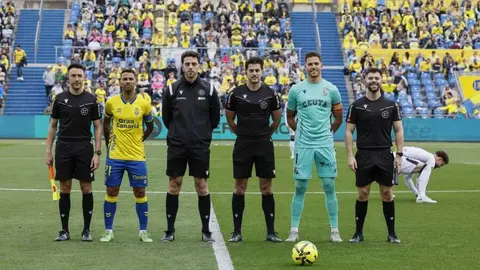 Eder Mallo Fern&aacute;ndez, &aacute;rbitro del partido entre Las Palmas y Ceuta. Foto: LaLiga.
