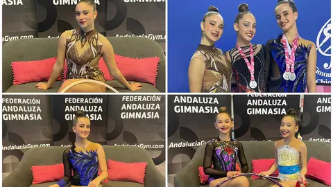 La Gimnasia R&iacute;tmica de Ceuta se luce en Chiclana 