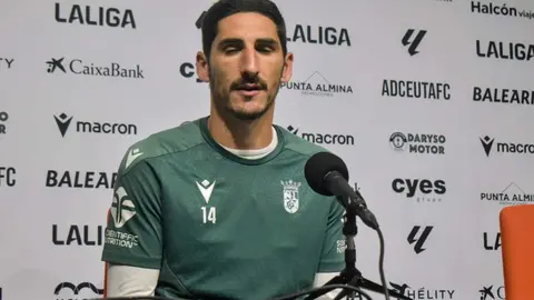 Bodiger, jugador de la AD Ceuta FC