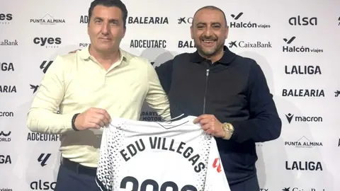 Edu Villegas junto a Luhay Hamido