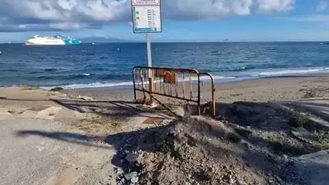 Situaci&oacute;n de la Playa de San Amaro en mayo de 2026